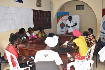 Lerngruppe im YMCA Kamerun